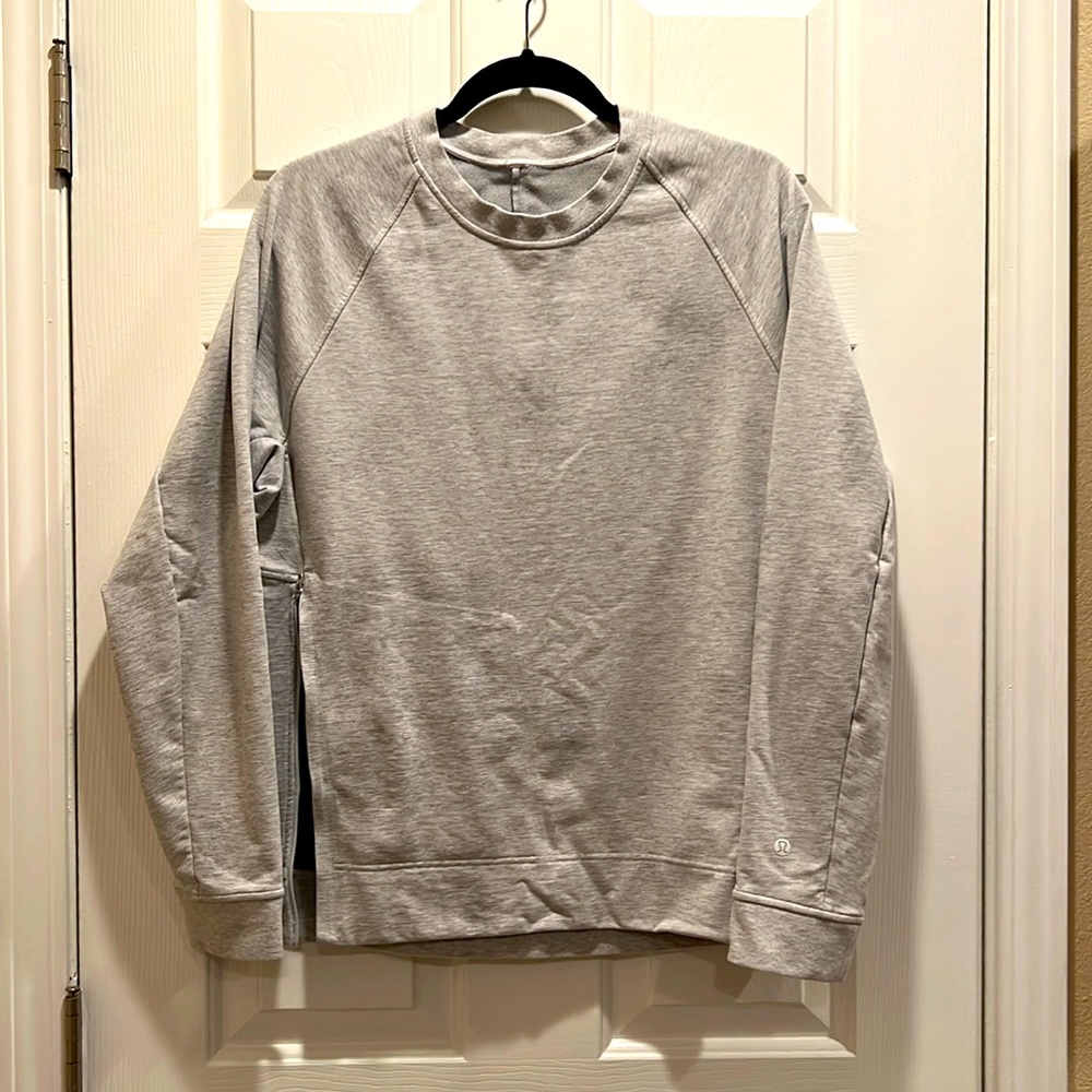 Lululemon | City Sweat Crew with hidden zip pocket